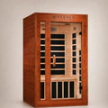 STEALA Nordic Cordoba Elite Compact 2-Person Indoor Infrared Sauna — exterior front view